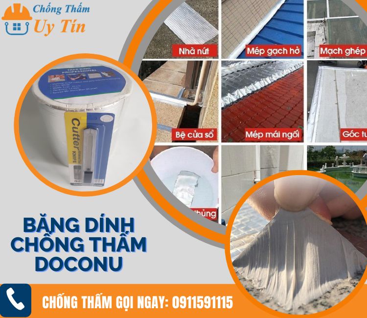 băng dính chống thấm doconu