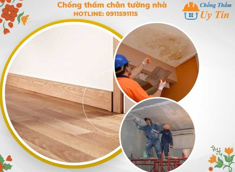 chống thấm chân tường nhà