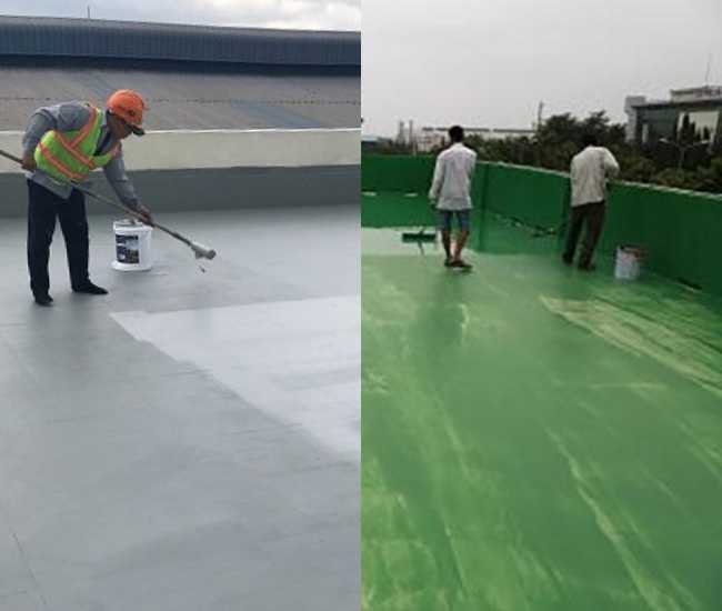 chống thấm sân thượng bằng sơn epoxy