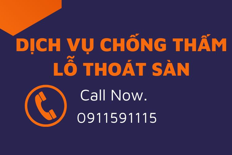 dịch vụ chống thấm lỗ thoát sàn