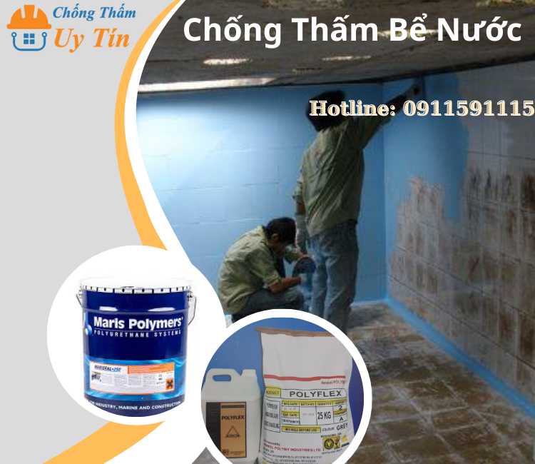 keo chống thấm bể nước Polyme
