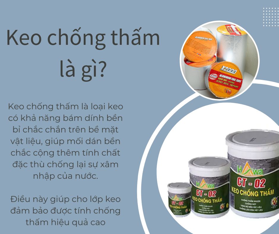 keo chống thấm là gì