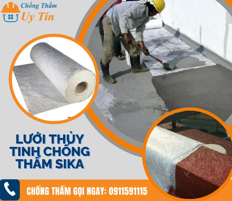 lưới thủy tinh chống thấm sika