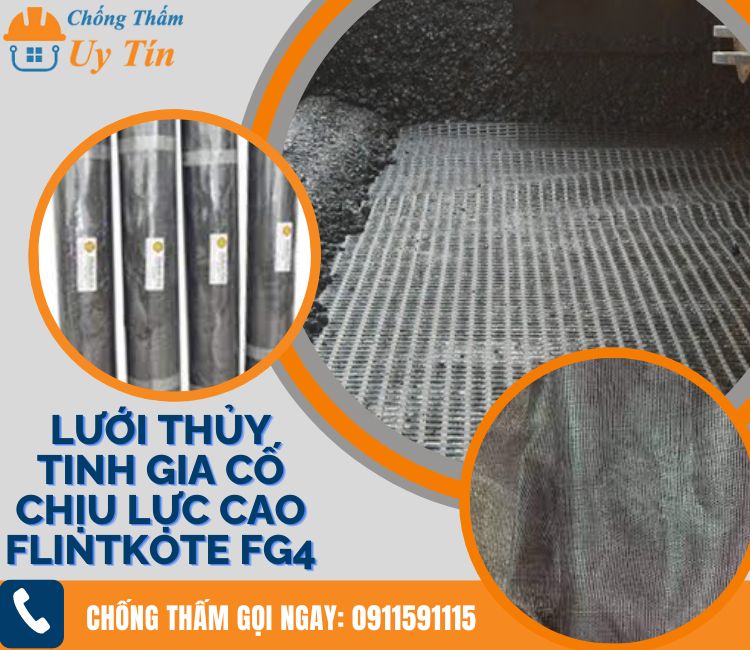 lưới thủy tinh gia cố chịu lực cao flintkote fg4