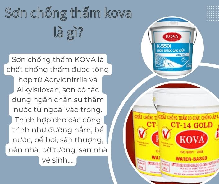 sơn chống thấm kova là gì