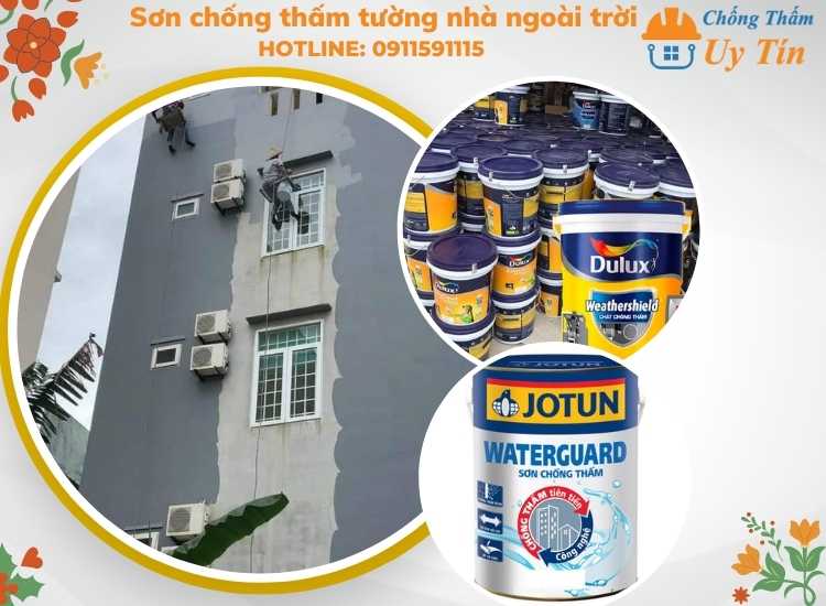 sơn chống thấm tường nhà ngoài trời