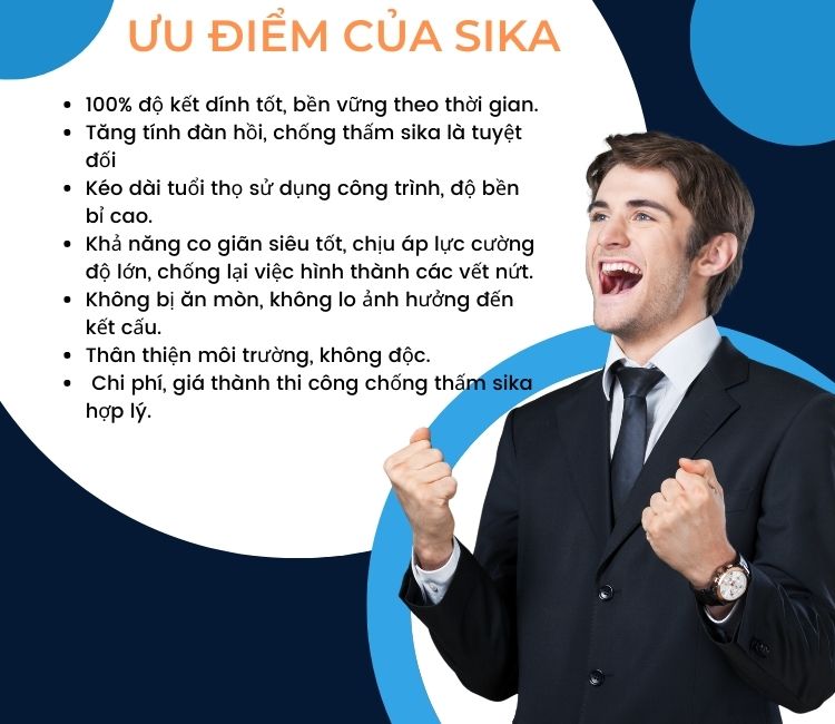 Ưu điểm của Sika